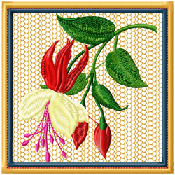 Flowers And Tree Embroidery Design 4 Flowers And Tree Embroidery Design 4